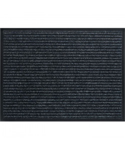 Tapis d\'entrée a motifs  60x80 cm  Style Classique  Coloris anthracite