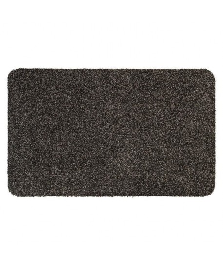 Tapis d?entrée MAJESTIC  Gris taupe  50x80 cm  Support vinyl antidérapant