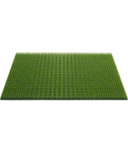 Tapis d\'entrée uni  40x60 cm  Style Classique  Coloris Vert