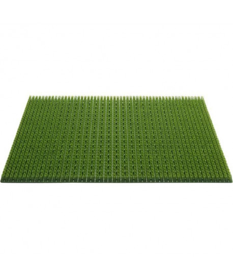 Tapis d\'entrée uni  40x60 cm  Style Classique  Coloris Vert