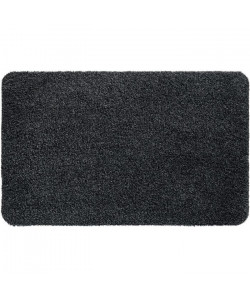 Tapis d\'entrée uni   40x60 cm  Style Classique  Coloris Anthracite