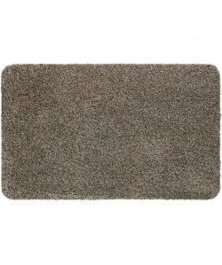 Tapis d\'entrée uni   50x80 cm  Style Classique  Coloris Granite