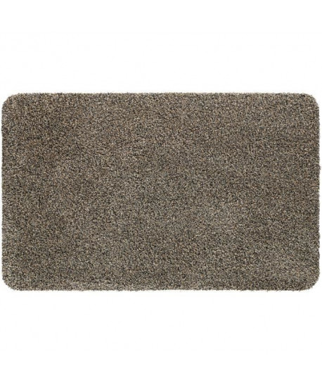 Tapis d\'entrée uni   50x80 cm  Style Classique  Coloris Granite