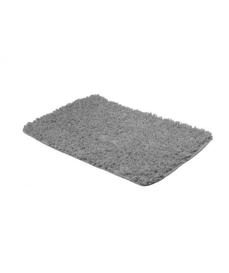 FRANDIS Tapis de bain 100% coton  50  x 80 cm  Gris