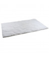 FRANDIS Tapis de bain  100% coton  50 x 80 cm  Galets blanc