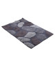 FRANDIS Tapis de bain  100% coton  50 x 80 cm  Galets taupe