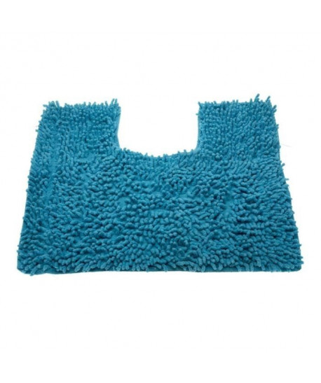 FRANDIS Contour WC Chenille  Coton  50x40 cm  Bleu