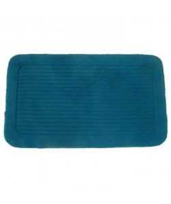 JEAN ALAN Tapis de bain PACIFIC 100% coton 60x90 cm  Bleu turquoise