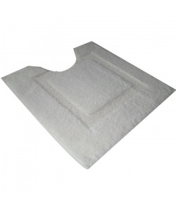 JEAN ALAN Contour WC ALASKA 100% coton 60x60 cm  Blanc