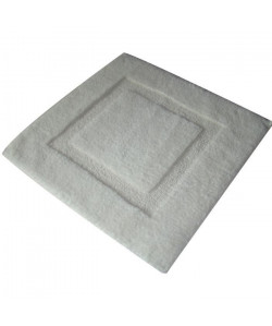 JEAN ALAN Tapis de bain ALASKA 100% coton 60x60 cm  Blanc