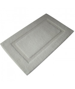 JEAN ALAN Tapis de bain ALASKA 100% coton 70x120 cm  Blanc