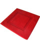 JEAN ALAN Tapis de bain ALASKA 100% coton 60x60 cm  Rouge