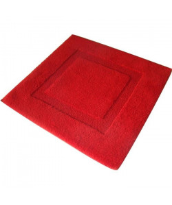 JEAN ALAN Tapis de bain ALASKA 100% coton 60x60 cm  Rouge