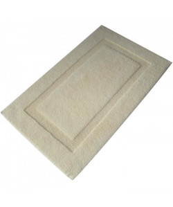 JEAN ALAN Tapis de bain ALASKA 100% coton 60x100 cm  Beige écru