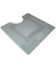 JEAN ALAN Contour WC ALASKA 100% coton 60x60 cm  Gris clair