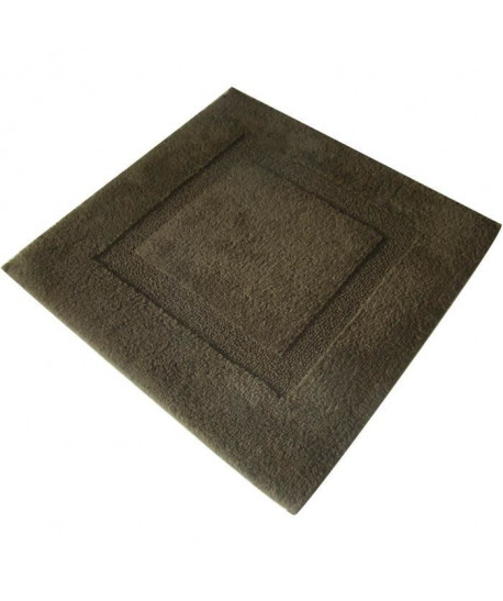 JEAN ALAN Tapis de bain ALASKA 100% coton 60x60 cm  Marron