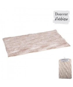 Tapis de bain 100% coton 87x51 cm Taupe