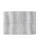 DONE Tapis de bain Daily Shapes Stripes  50x70 cm  Argent et blanc