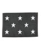 DONE Tapis de bain Daily Shapes Stars  50x70 cm  Gris anthracite et blanc