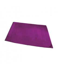 FRANDIS Tapis de bain  100% Coton  50x70cm  Aubergine