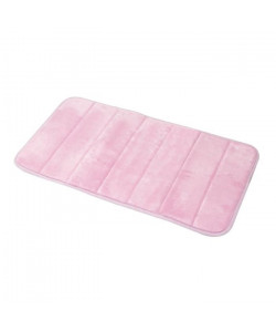 FRANDIS Tapis mémoire de forme  40 x 70 cm  Rose pâle