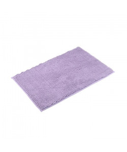 FRANDIS Tapis de bain chenille microfibre  50  x 80  cm  Parme