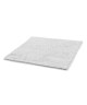 FRANDIS Tapis de bain chenille microfibre  50   x  50   cm  Blanc