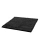 FRANDIS Tapis de bain chenille microfibre  50   x  50   cm  Noir