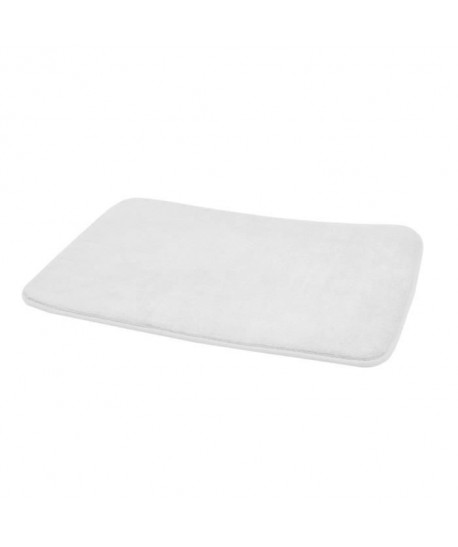 FRANDIS Tapis de bain  Antidérapant  40x60cm  Blanc