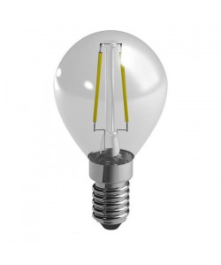 DURACELL Ampoule LED a filaments E14 sphérique 2,4 W équivalent 25 W blanc chaud