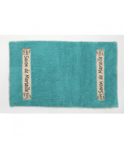 SAVON DE MARSEILLE Tapis de bain CANEBIERE 50x80cm Bleu