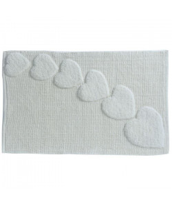 SPIRELLA Tapis de bain CoeUR 50x80cm Ecru