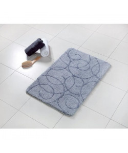 SPIRELLA Tapis de bain LOOP 60x90cm Gris argenté