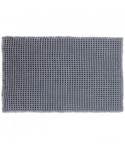 SPIRELLA Tapis de bain GAUFFRE 50x80 cm  Gris argenté