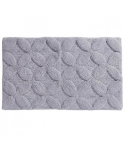 SPIRELLA Tapis de bain FLOWER 50x80cm Argent