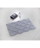 SPIRELLA Tapis de bain FLOWER 50x80cm Argent