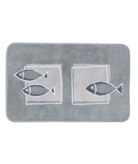 SPIRELLA Tapis de bain ANDROS 55x85 cm Gris