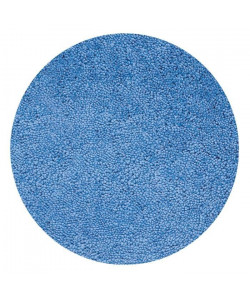 SPIRELLA Tapis de bain HIGHLAND rond 60 cm  Bleu ciel