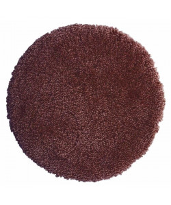 SPIRELLA Tapis de bain HIGHLAND rond 60 cm  Marron moka