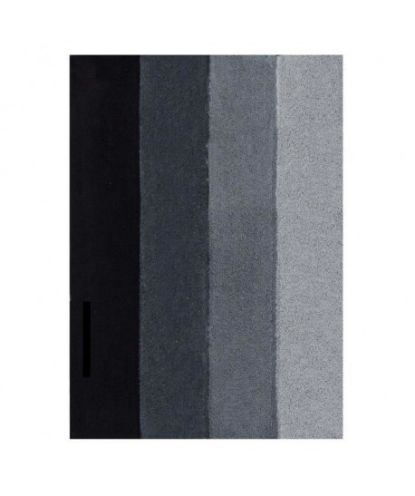 SPIRELLA Tapis de bain FOUR 55x65 cm  Gris et noir