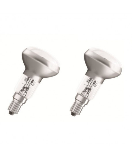 OSRAM Lot de 2 Ampoules spots EcoHalogenes R50 E14 30 W équivalent a 40 W