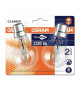 OSRAM Lot de 2 ampoules EcoHalogenes B22 77 W équivalent a 100 W forme classique