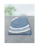 SPIRELLA Tapis de bain CURVE 55x65 cm  Bleu