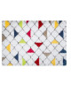 SPIRELLA Tapis de bain GRID 55x65 cm  Blanc