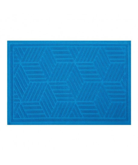 SPIRELLA Tapis de bain CUBO 50x80 cm  Bleu