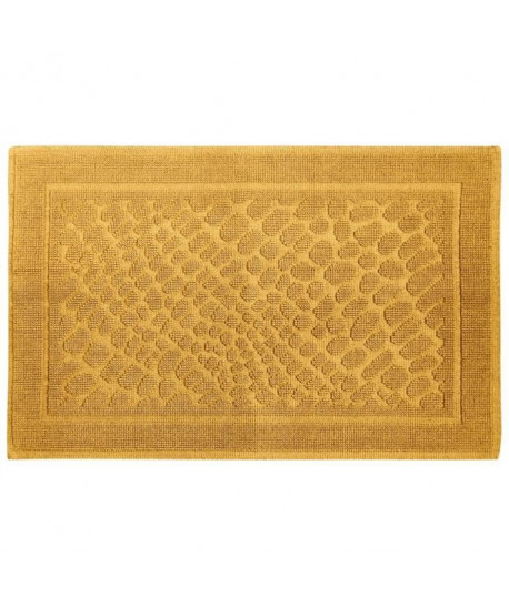 VENT DU SUD Tapis éponge THALIA  50x80 cm  Jaune curry