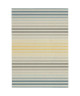 Tapis tissé plat Stripe 160x230 cm gris et jaune