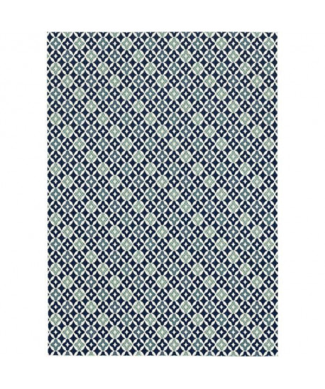 Tapis de salon tissé plat Elyge 160x230 cm