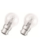 OSRAM Lot de 2 ampoules EcoHalogenes B22 30 W équivalent a 40 W forme sphérique