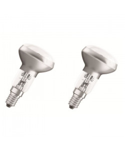 OSRAM Lot de 2 Ampoules spots EcoHalogenes R50 E14 46 W équivalent a 60 W